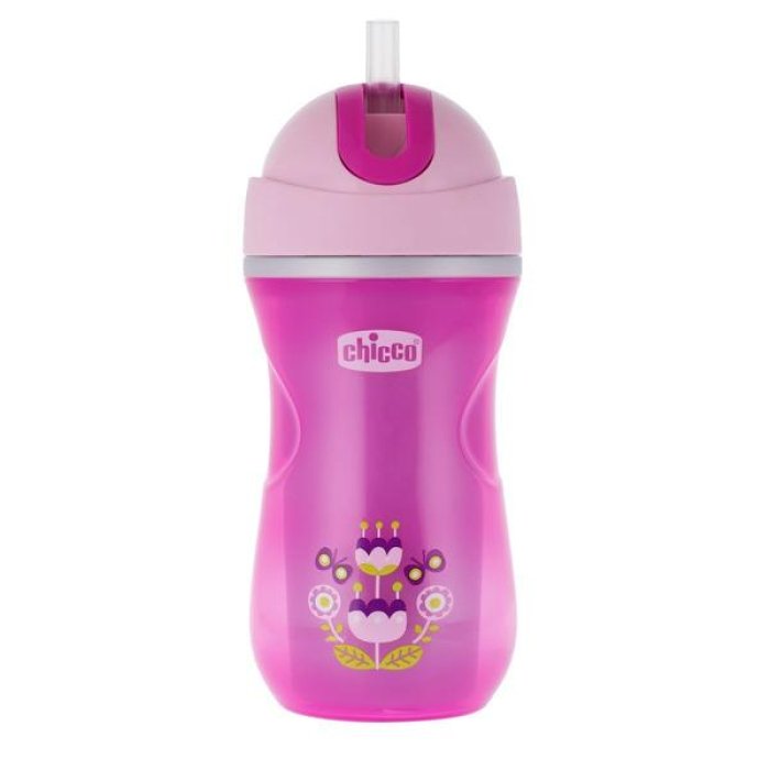 Chicco Tazza Active rosa 14m+ - tazza antigoccia per bambini dai 14 mesi
