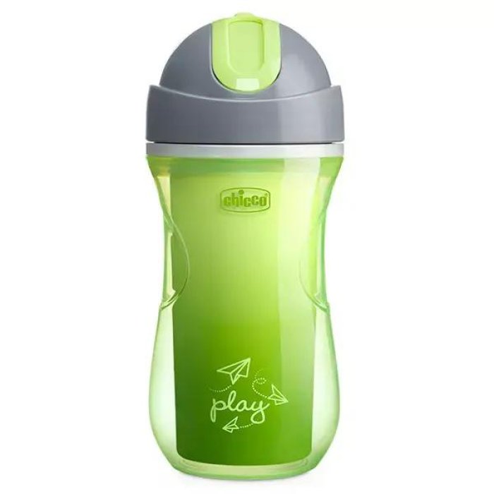 Chicco Shiny Cup Tazza Luminosa 14m+ colore Verde 266ml