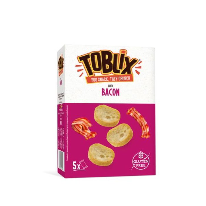 Toblix gusto bacon 130 g - snack salati gusto bacon