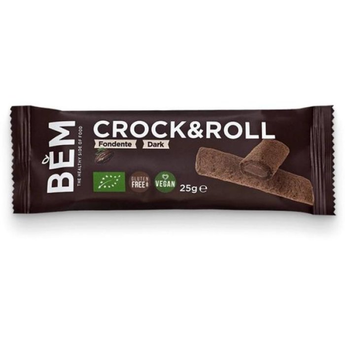 Bem Crock&Roll Dark 25 g - snack croccante al cioccolato fondente