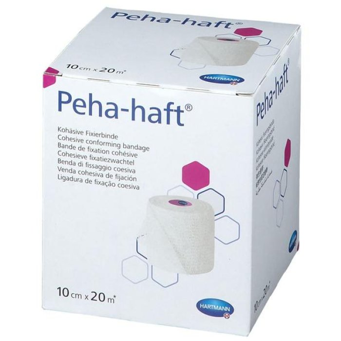 Peha Haft Benda Elastica Autoaderente Senza Lattice 10 cm x 20 m 1 Pezzo