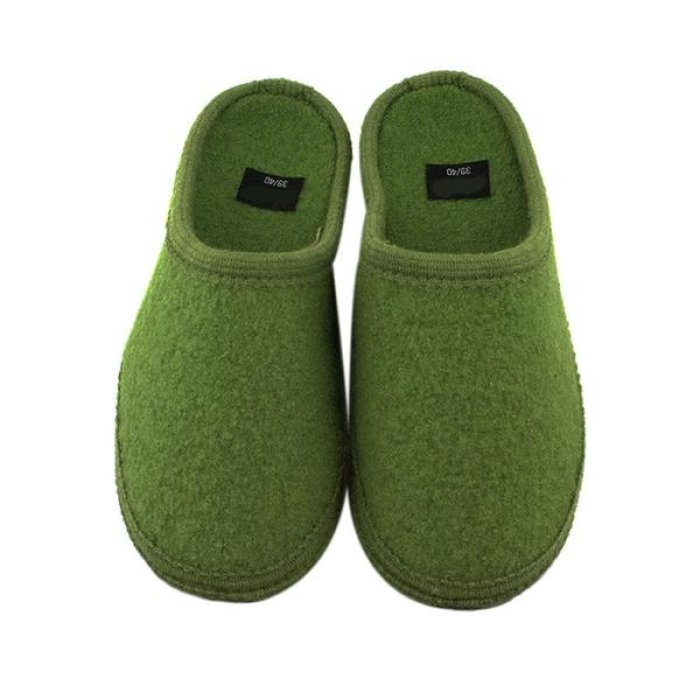 Cliawalk Warm 12 verde n. 39 - pantofole calde in tessuto