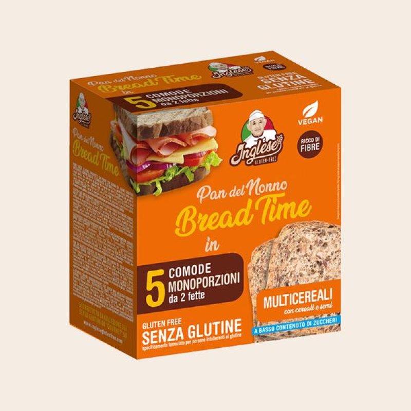 Inglese Pan Nonno bianco 45 g - panino bianco senza glutine monoporzionato