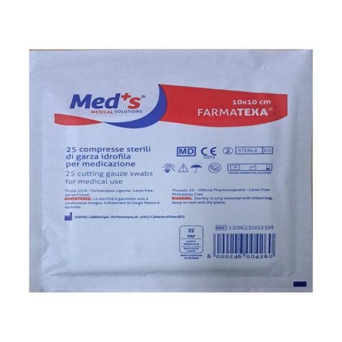 Garza idrofila non sterile in cotone 10x10 centimetri 1 kg Pic per medicazione e uso medico