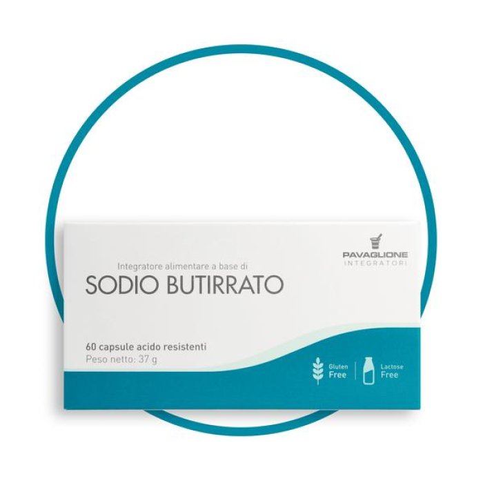 Butigam 30 Capsule Integratore Alimentare a Base di Sodio Butirrato per il Benessere della Flora Intestinale