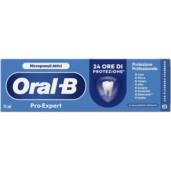 Oral-B Pro-Expert Dentifricio con Microgranuli Attivi Protezione Professionale 75ml
