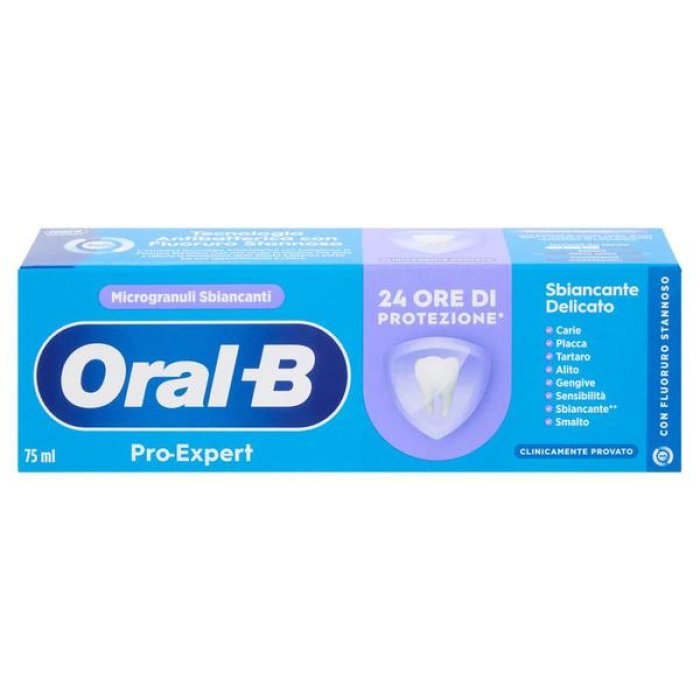 Oral-B Pro-Expert Dentifricio Sbiancante Delicato, 75ml