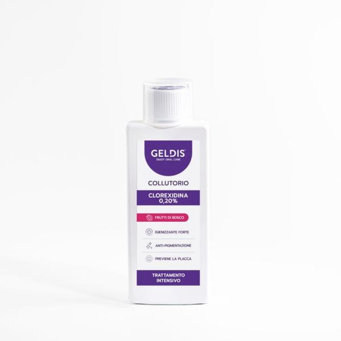 Geldis clorexidina 0,20% menta - collutorio con clorexidina gusto menta