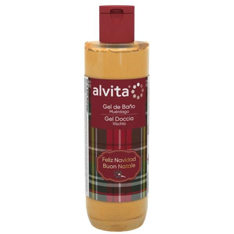 Alvita Gel Doccia Tabacco Naturale Detergente Corpo Delicato e Idratante per Uomo e Donna