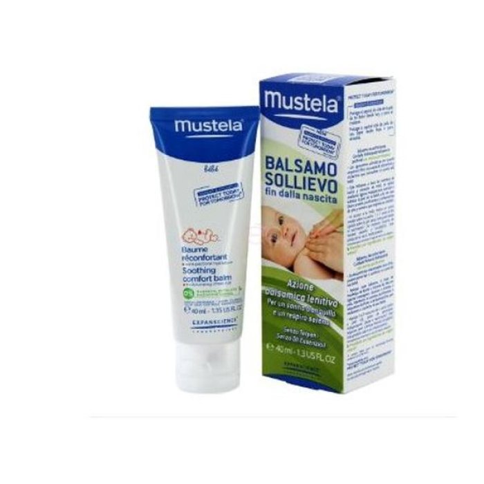 Mustela Crema Balsamica 40 Millilitri Protettiva e Lenitiva per Cambio Pannolino di Neonati e Bambini