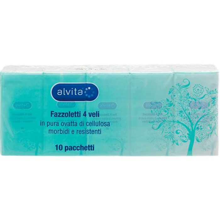 Alvita fazzoletti Natale 4 veli - fazzoletti di carta natalizi quattro veli