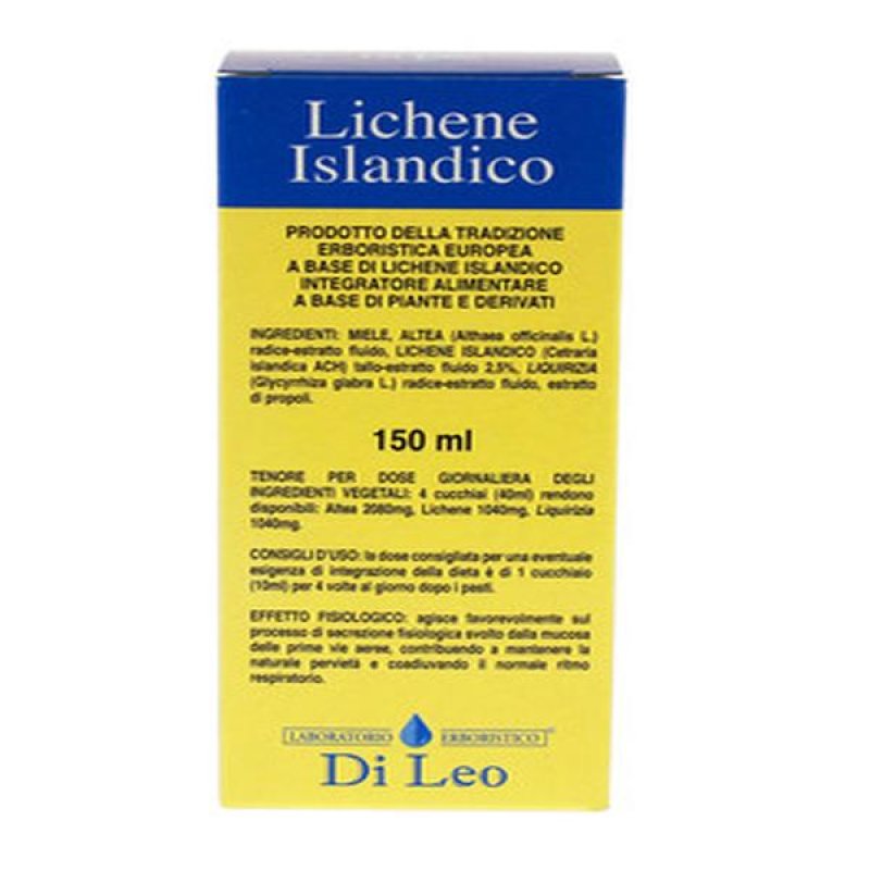 Herbisland sciroppo 150 ml - dispositivo medico con lichene islandico per tosse secca e mal di gola