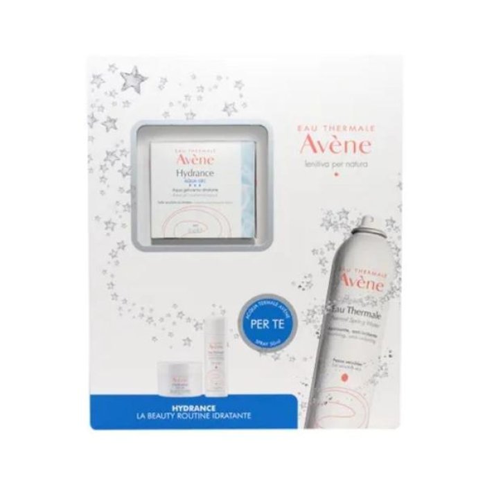 Avène Cofanetto Natale Hydrance Idratante Viso per Pelle Sensibile Secca e Disidratata
