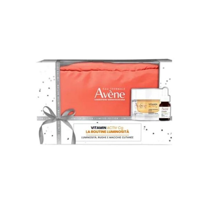 Avène Cofanetto Natale Vitamina C the Perfect Gift and Trattamento Antiossidante Illuminante Viso Pelle Sensibile