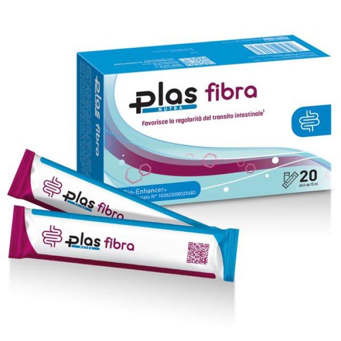 Plas Fibra Soluzione a Base di Fibre 20 Flaconcini da 15 Millilitri Benessere Intestinale per Mutter e per Sie