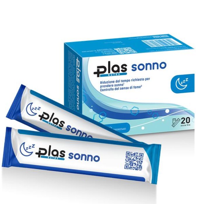 Plas Sonno 20 Stick Pack Integratore per il Sonno Rilassante in Stick Monodose