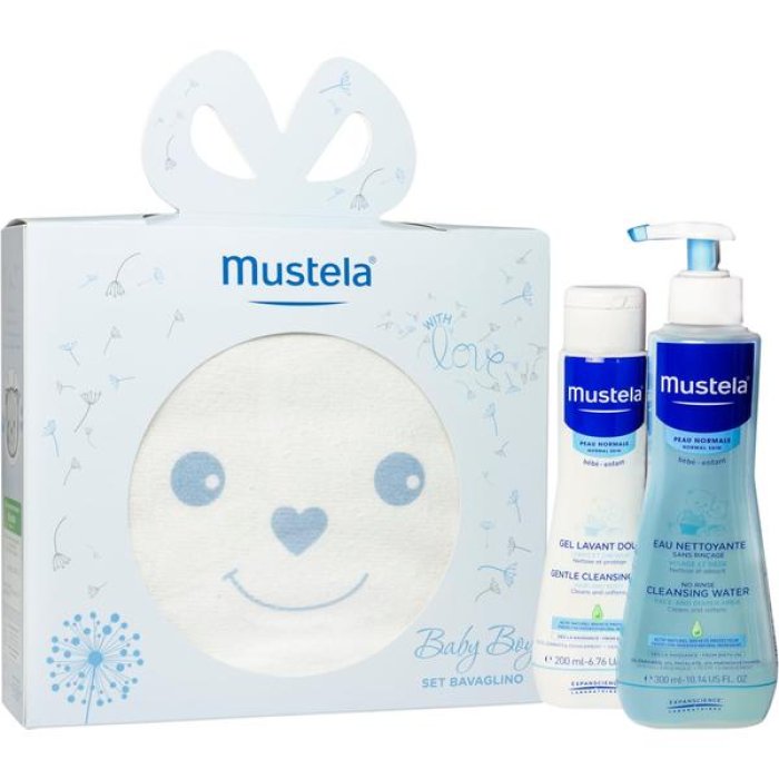 Mustela cofanetto porta pannolino - set Mustela con pratica pochette portapannolini