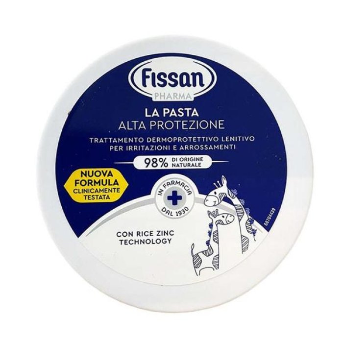 Fissan Pasta Alta Protezione 150 g – Crema Lenitiva per Cambio Pannolino Baby NF