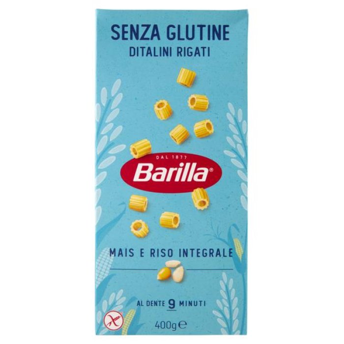 Agluten ditalini 400 g - pasta senza glutine formato ditalini per minestre e zuppe