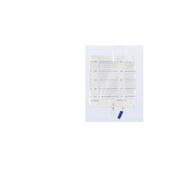 Sacca per urina 2 litri con valvola di scarico a T 90 gradi sterile monouso per catetere vescicale