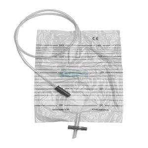 Sacca Raccolta Urina 2 Litri senza Valvola con Tubo 90 cm per Catetere a Letto, Monouso Sterile – Comfort and Sicurezza and Protezione per your Igiene Intima