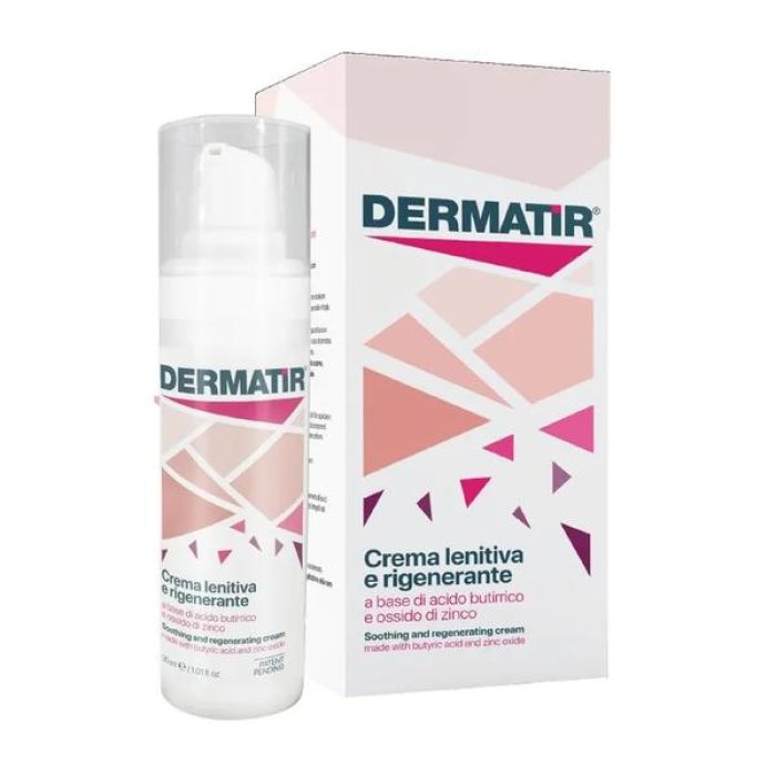 Dematir 30 ml crema dermatologica lenitiva per post trattamento irritazioni e arrossamenti della pelle