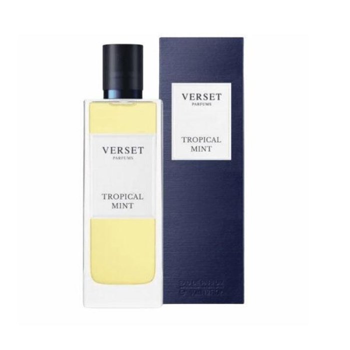 Verset Tropical Mint Profumo 50 millilitri Eau de Parfum Fresco alla Menta e Frutta Esotica Long Lasting Time and Relax Unisex