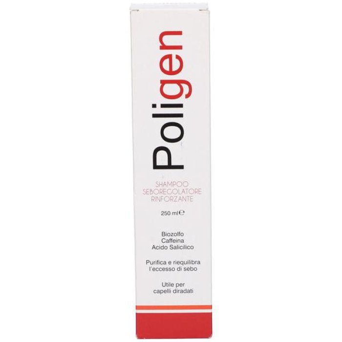 Poligen Shampoo 250 ml | Trattamento Rinforzante Anticaduta per Capelli Delicati e Fragili