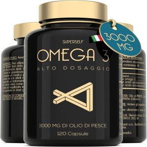 Omega 3 Arcangea 100 capsule - integratore di olio di pesce ricco in Omega-3