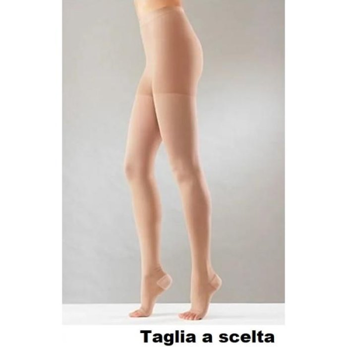 MEDI 18 Collant Punta Aperta Naturale Taglia 4 Cod. 1405PA - Collant 18 mmHg a Compressione Graduata
