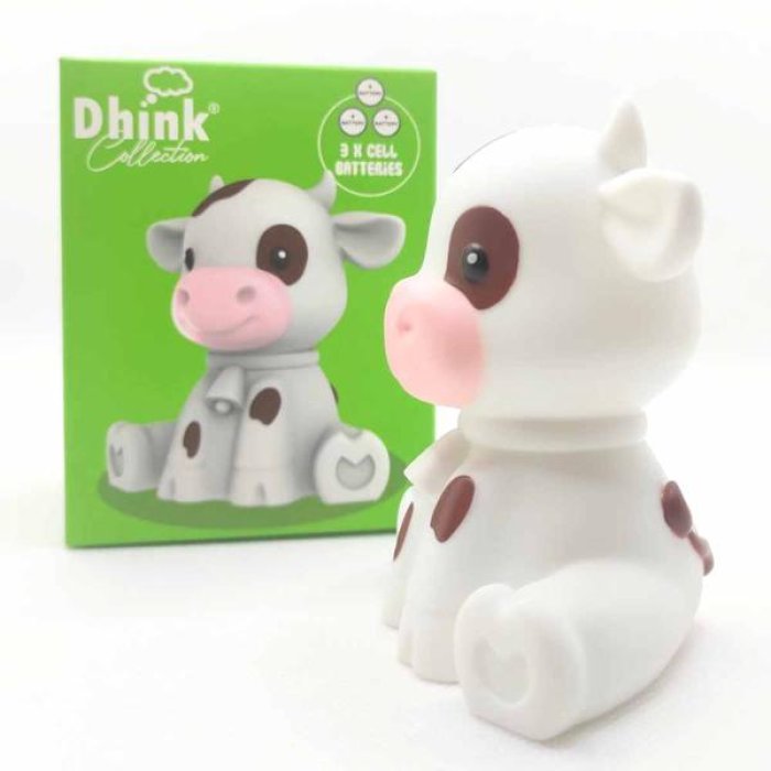 Luce notturna mucca - luce notturna per cameretta bambini a forma di mucca