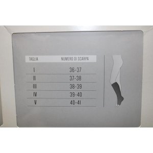 Medi gambaletto 18 sabbia punta aperta taglia 5 calza a compressione graduata