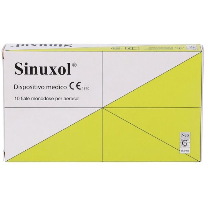 Sinuxol 10 Fiale da 5 ml Sciroppo Fluidificante per Liberare le Vie Respiratorie e il Naso Chiuso