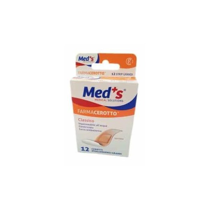Med's Farmacerotto - Cerotti Delicati Ipoallergenici Grandi 12 pezzi