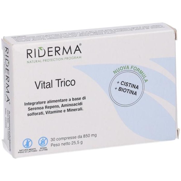 Riderma Vital Trico Integratore alimentare 30 Compresse