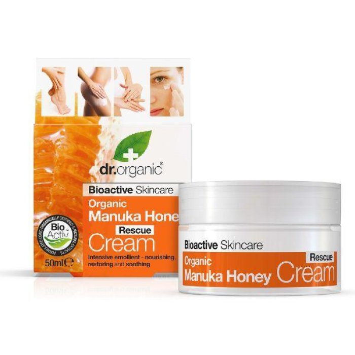Dr Organic Manuka Honey Miele Di Manuka Cream Gift Pack Con Guanto Di Bambu'