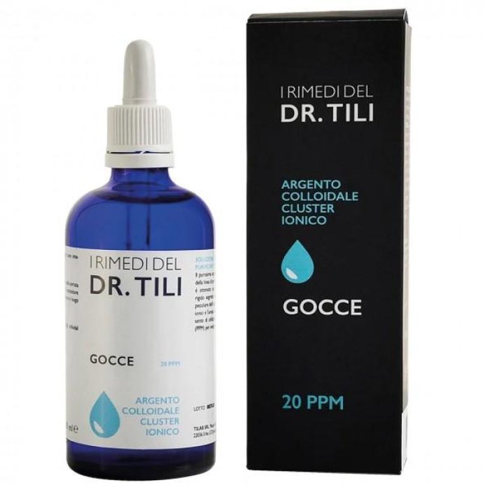 Kristal Argento Colloidale 20 ppm Soluzione di Argento a 20 Parti per Milione Ad Alta Purezza