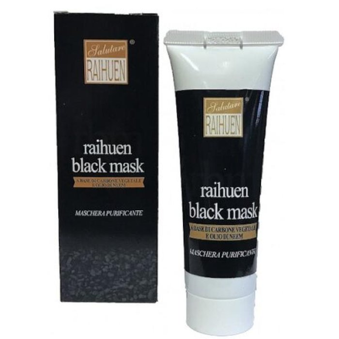 Black Mask maschera velo nera maschera viso purificante in tessuto