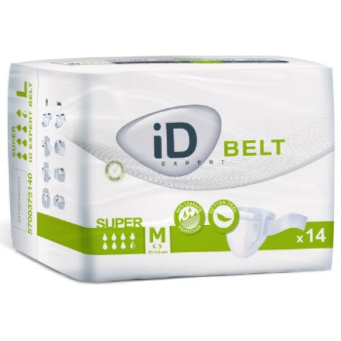 Id Belt Super Pannolone A Mutandina Ad Alta Assorbenza Taglia Medium 14 Pezzi