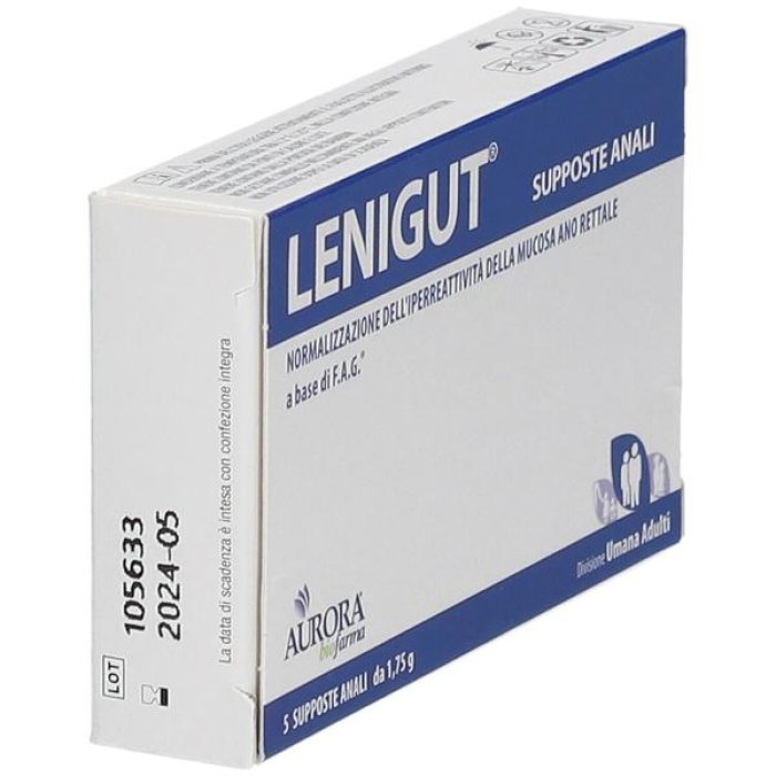 Aurora Biofarma Lenigut Supposte Anali 5 Pezzi