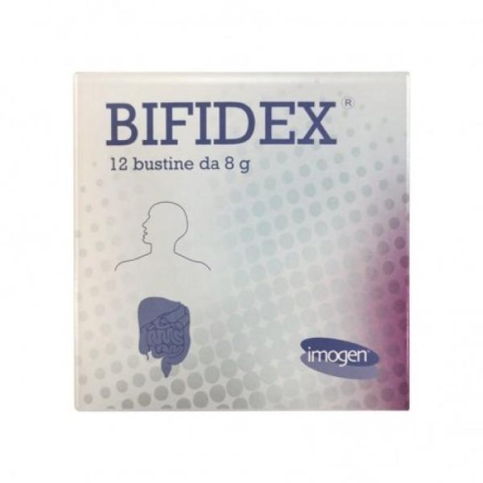 Bifidex Integratore Probiotico in Bustine 12 Bustine da 5 Grammi con Fermenti Lattici Vivi per Equilibrio della Flora Intestinale