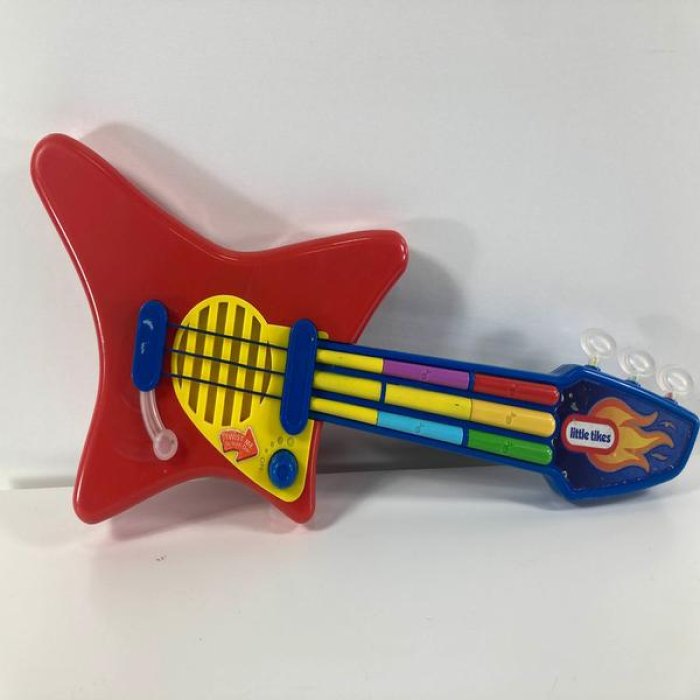 Little Tikes Chitarra Giocattolo Elettrica per Bambini con Luci e Suoni – Strumento Musicale Educativo per Prima Infanzia