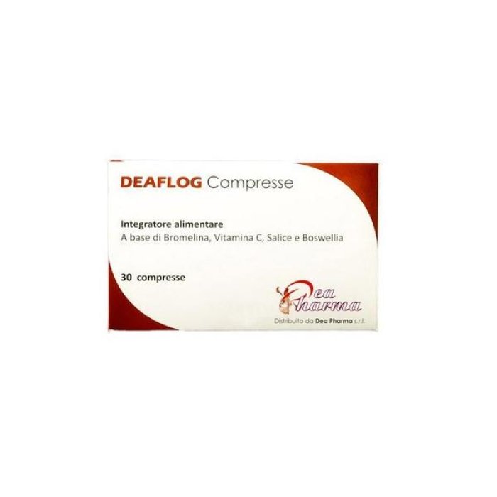 Deaflog 30 Compresse Integratore Alimentare in Compresse per il Benessere della Region del Corpo e Uso Quotidiano
