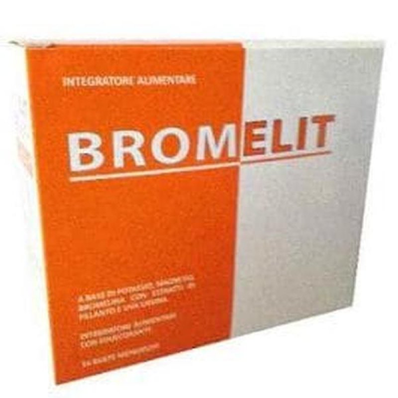 Ellimann Bromelit Integratore Alimentare 16 Bustine – Bromelina ad Alto Dosaggio per Drenaggio dei Liquidi e Benessere di Gambe e Articolazioni