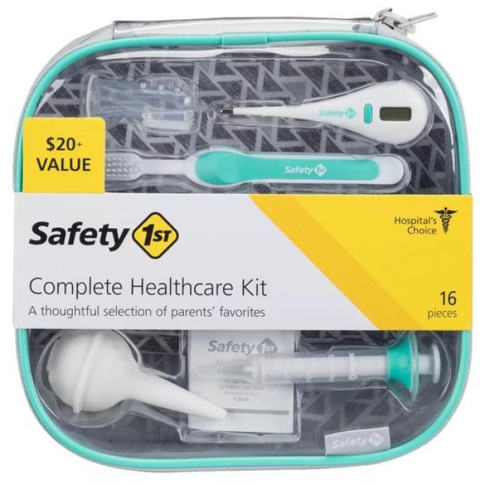Safety 1st Set Toilette Neonato – Kit Completo Cura e Igiene Bambino con Spazzola, Pettine e Accessori