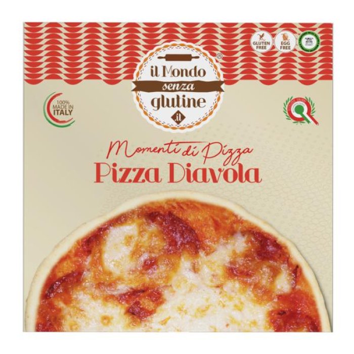 Pizza Surgelata Pomodoro e Mozzarella di Bufala – Pizza Tradizionale da Forno Croccante