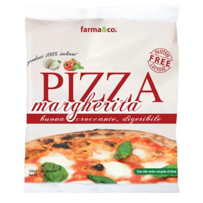 Pizza Margherita Surgelata Classica con Mozzarella Filante e Salsa di Pomodoro per Forno di Casa