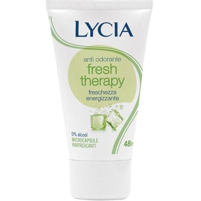 Lycia Crema Deodorante Fresh Therapy Antiodorante Lunga Durata per Pelle Sensibile