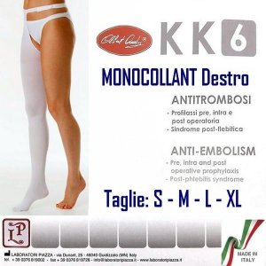 Kit Postop monocollant destro MAX MXL - collant post-operatorio gamba destra