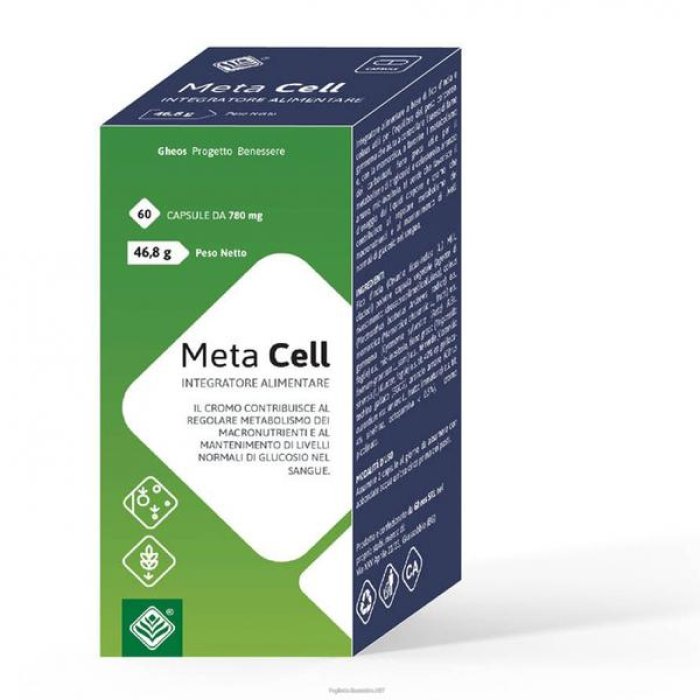 Meta Cell Integratore Alimentare 60 Capsule per Benessere e Protezione delle Cellule